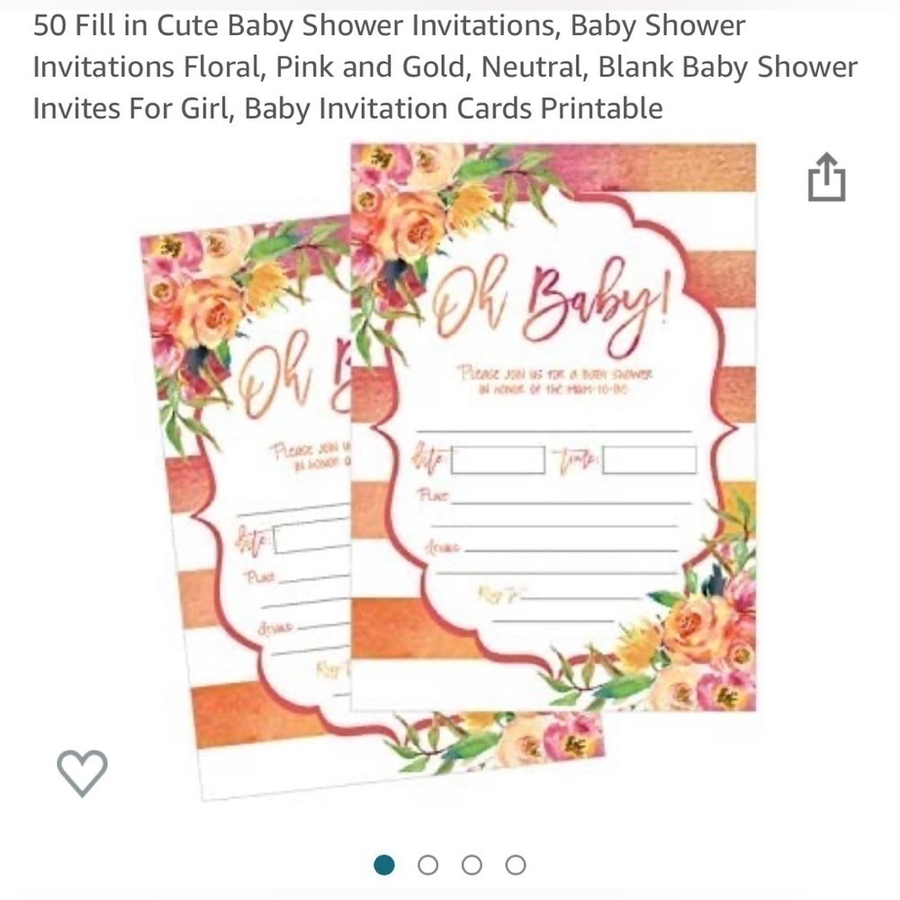 Baby Shower Invitations & Envelopes - Picture 8 of 10